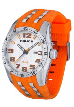 POLICE Mens PL-12557JS/04 Topgear Pearl Silver Dial Watch